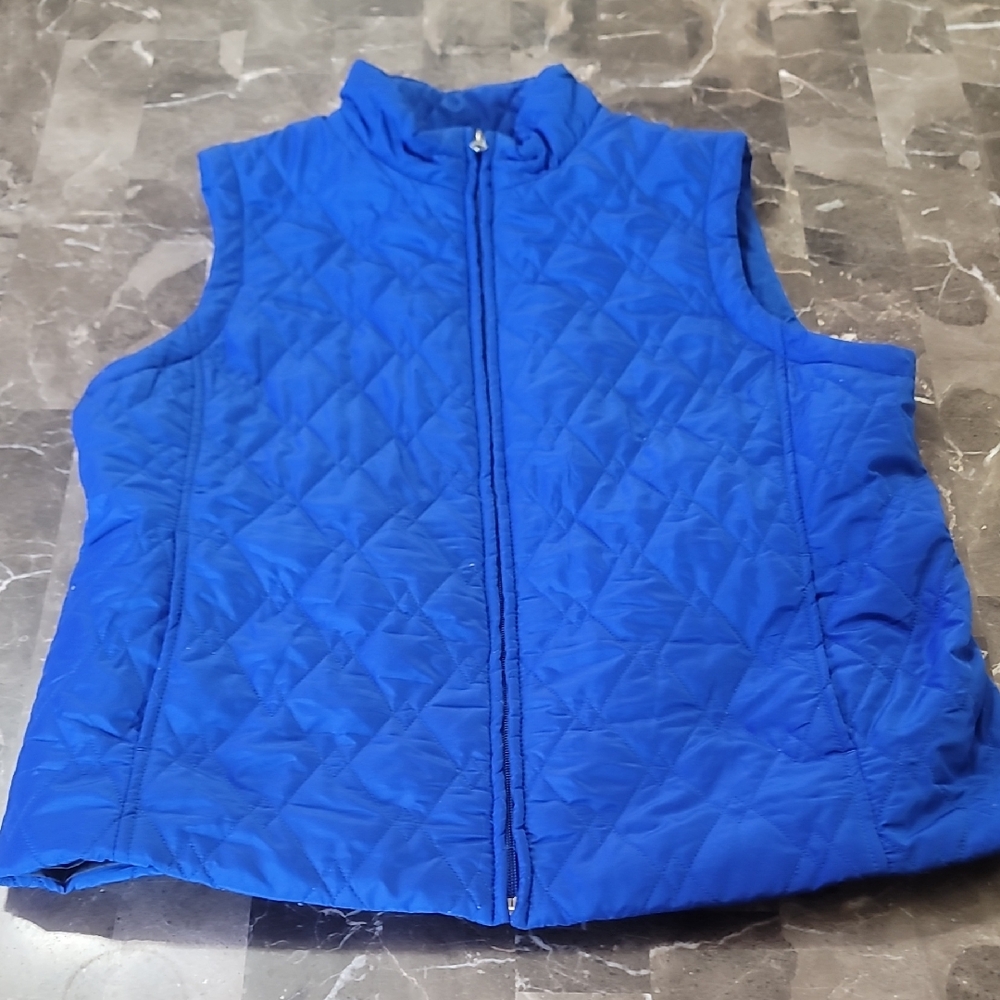 Croft & Barrow Royal Blue Quilted Outerwear